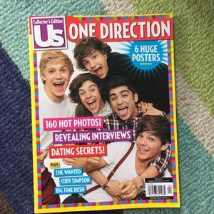 One Direction 2013 magazine with posters